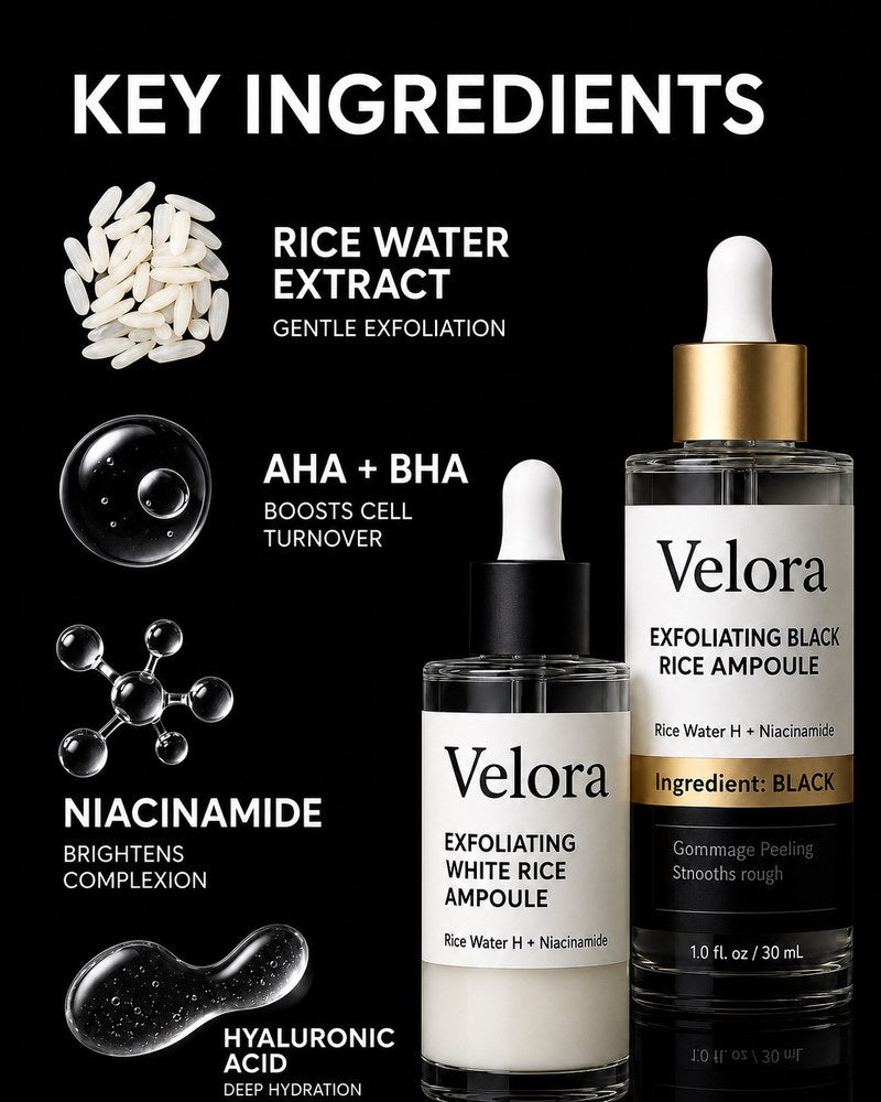 Velora GlowAmpoule — Korean Glass-Skin Fix