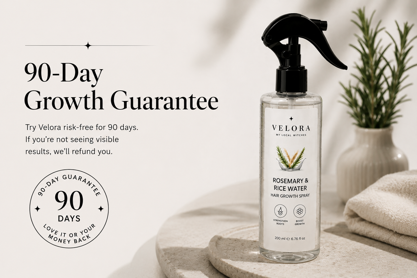 Rosemary Rice Water Hair Growth Spray